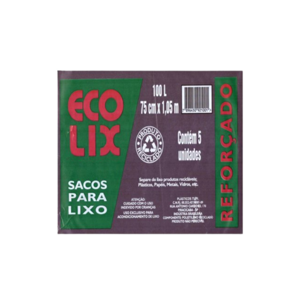 SACO LIXO ECOLIX 100L