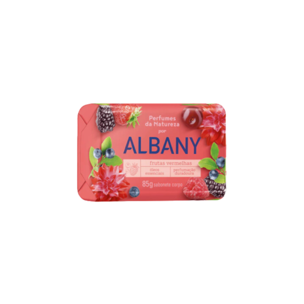 SABONETE ALBANY FRUTAS VERMELHAS 85G