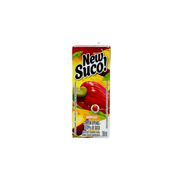 NEW SUCO! SABOR CAJU 200ML