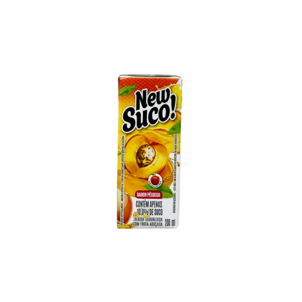 NEW SUCO! SABOR PESSEGO 200ML