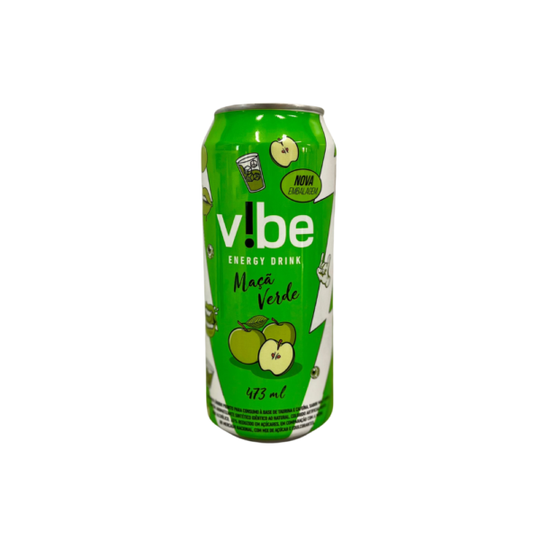 ENERGÉTICO VIBE ENERGY DRINK MAÇÃ VERDE 473ML