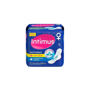 ABSORVENTE INTIMUS COM ABAS COBERTURA SUAVE 8UN